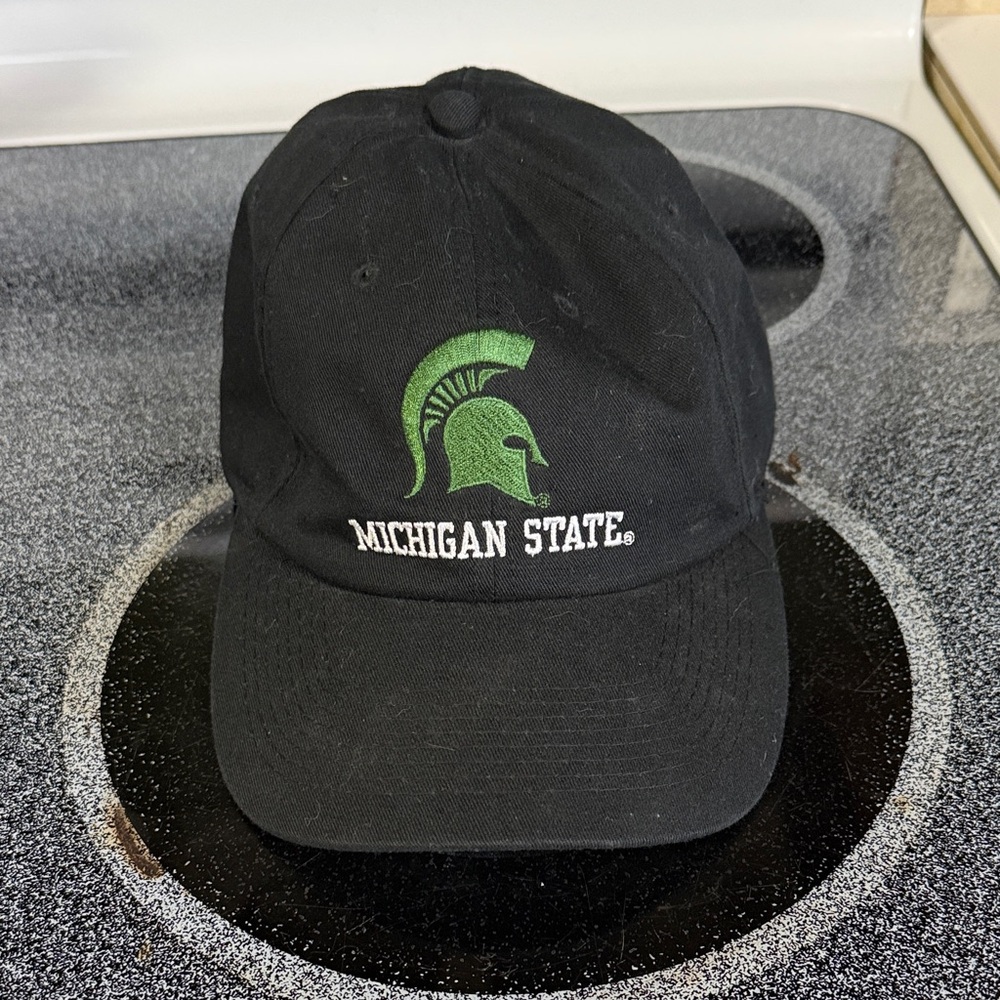 Michigan State Spartans Black and Green baseball Hat